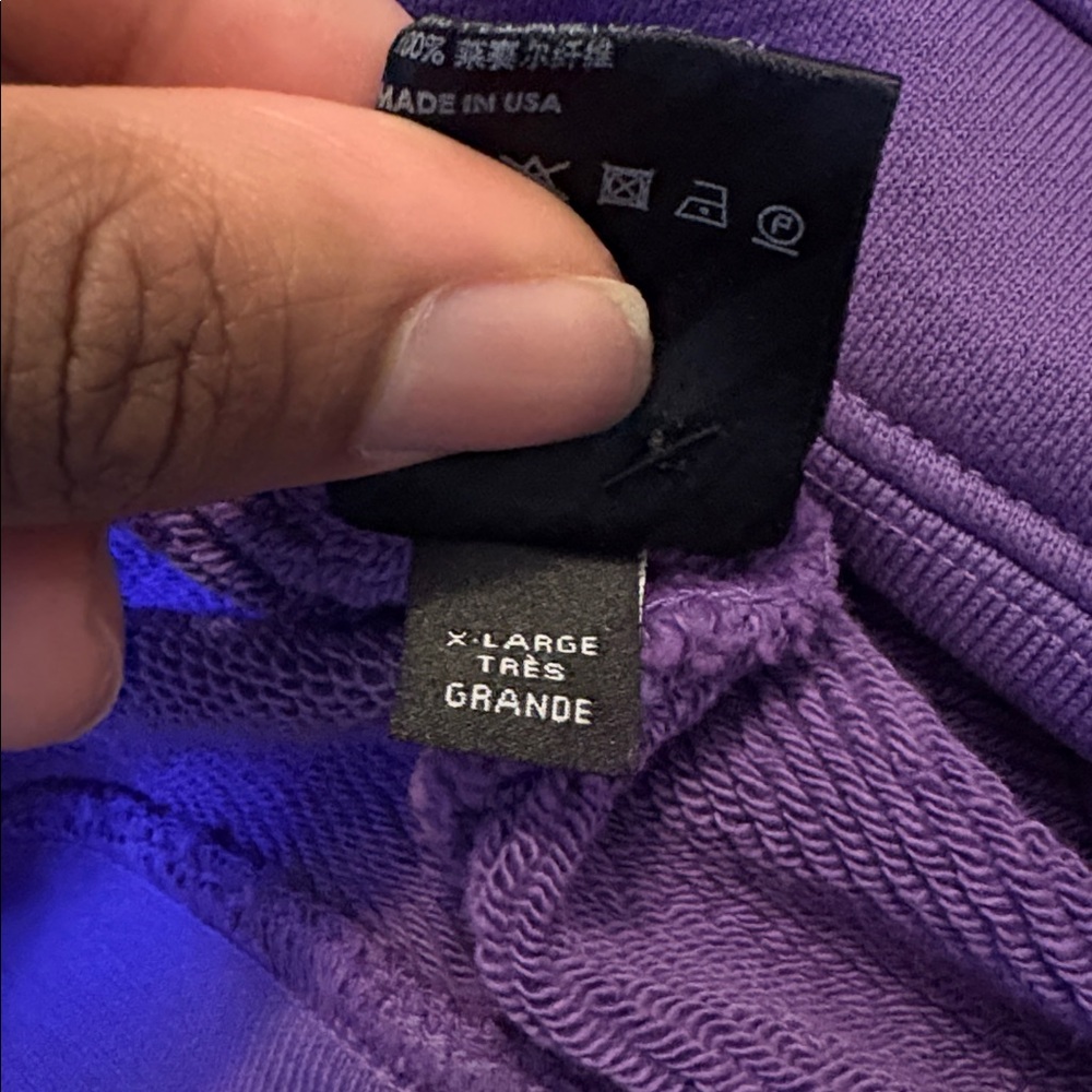 Amiri Purple Logo Hoodie (Winter 2023) - Picture 12 of 13